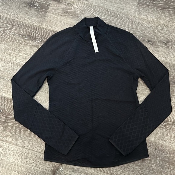 Lululemon Lab 6 Black Geo Long Sleeve - Picture 6 of 7